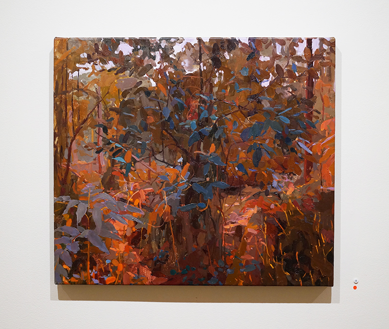 MARY TONKIN, On the edge (for Jess)... 2014 oil on linen 53 x 60 cm